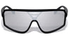 Flat Top Sports Shield Lens Wholesale Sunglasses