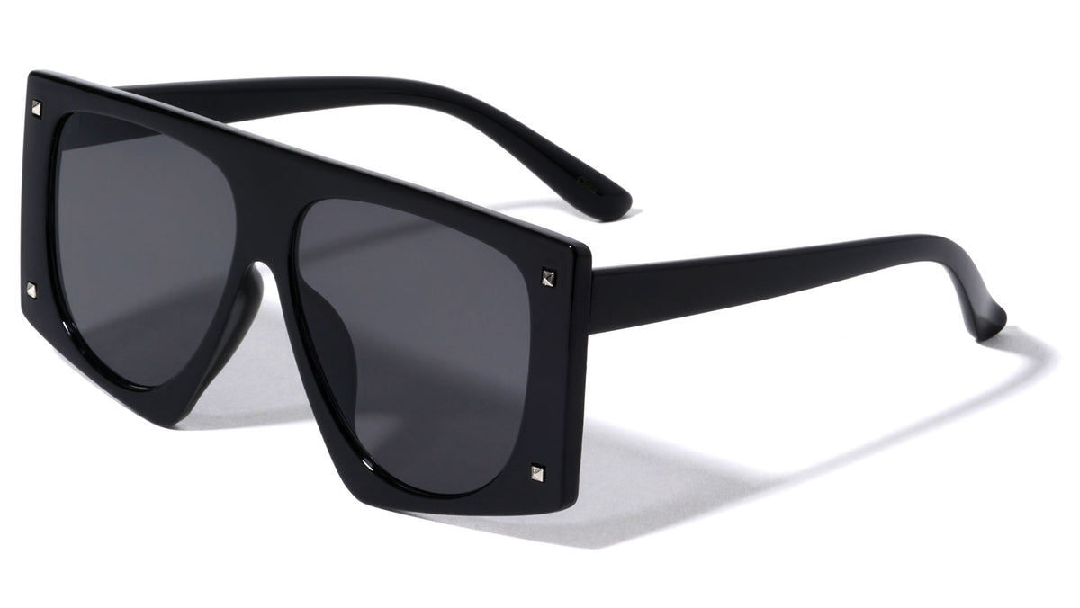 Flat Top Oversized Geometric Wholesale Sunglasses