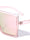 Oversized Squared Rectangle Color Mirror Wholesale Sunglasses