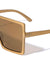 Oversized Squared Rectangle Color Mirror Wholesale Sunglasses