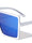 Oversized Squared Rectangle Color Mirror Wholesale Sunglasses