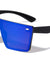 Flat Top Rimless Shield Color Mirror Wholesale Sunglasses