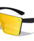 Flat Top Rimless Shield Color Mirror Wholesale Sunglasses
