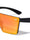 Flat Top Rimless Shield Color Mirror Wholesale Sunglasses