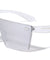 Flat Top Rimless Shield Color Mirror Wholesale Sunglasses