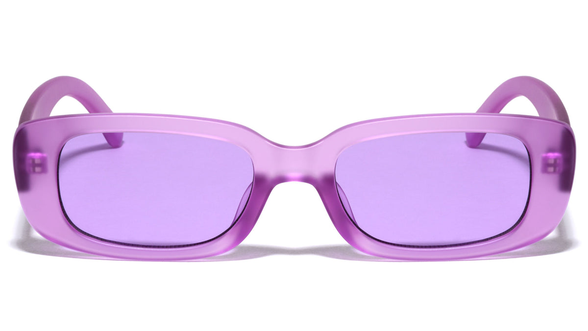 Thick Rim Round Rectangle Wholesale Sunglasses