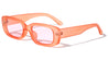 Thick Rim Round Rectangle Wholesale Sunglasses