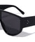 Oversized Shield One Piece Thick Temple Wholesale Sunglasses