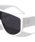 Oversized Shield One Piece Thick Temple Wholesale Sunglasses