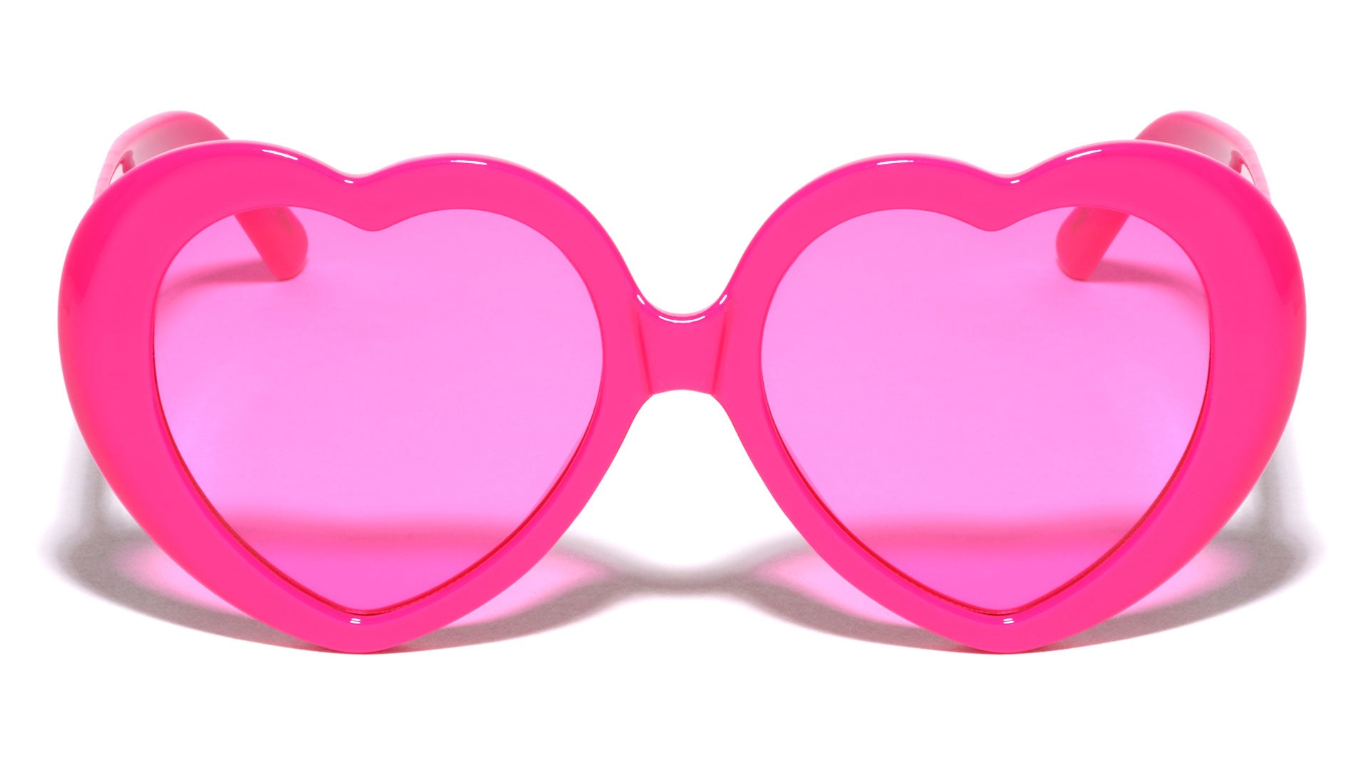 heart shaped goggles P6643-HEART-RED-PINK Color Heart Wholesale Sunglasses