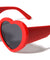 Heart Shape Color Frame Thick Rim Wholesale Sunglasses