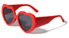 Heart Shape Color Frame Thick Rim Wholesale Sunglasses