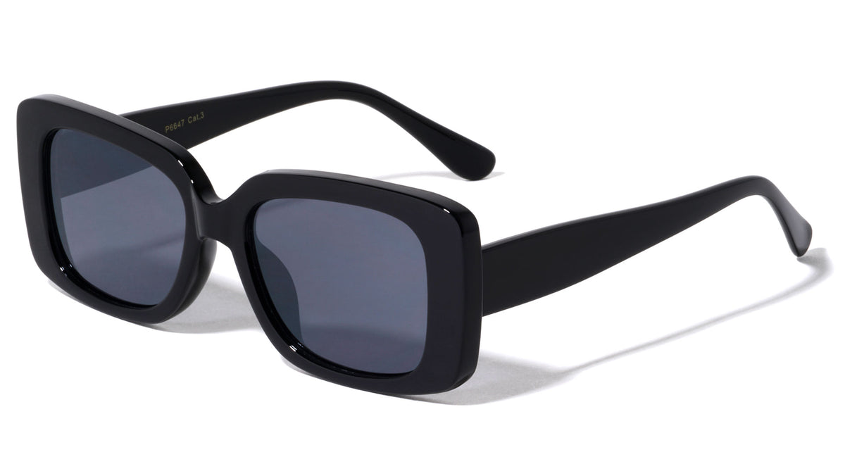Wide Retro Thick Frame Square Wholesale Sunglasses