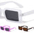 Wide Retro Thick Frame Rectangle Wholesale Sunglasses