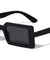 Wide Retro Thick Frame Rectangle Wholesale Sunglasses