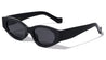 Retro Tapered Temple Oval Cat Eye Wholesale Sunglasses