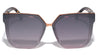 Rhombus Temple Pattern Squared Cat Eye Wholesale Sunglasses