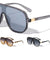 Oversized Round One Piece Shield Wholesale Sunglasses