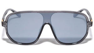 Oversized Round One Piece Shield Wholesale Sunglasses