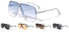Oversized Rimless Aviators Fashion Wholesale Sunglasses