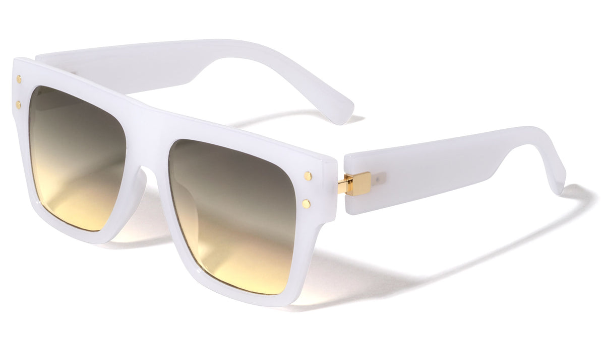 Flat Top Thick Temple Wholesale Sunglasses