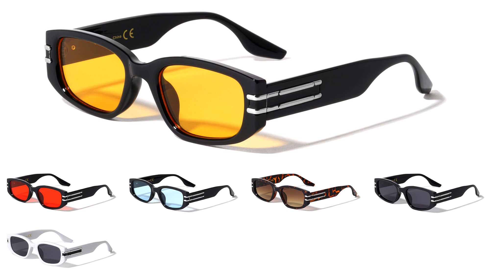 P6678 Rectangle Wholesale Sunglasses - Frontier Fashion, Inc.