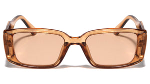 Rectangle Two Bar Thick Temple Wholesale Sunglasses