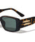 Rectangle Two Bar Thick Temple Wholesale Sunglasses