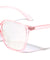 Crystal Color Thin Frame Plastic Cat Eye Fashion Wholesale Sunglasses