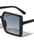 Straight Temple Retro Square Fashion Wholesale Sunglasses