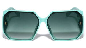 Tapered Arrow Pattern Temple Geometric Wholesale Sunglasses