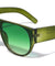 Tapered Flat Top One Piece Shield Lens Wholesale Sunglasses