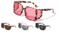 Oversized Side Lens Shield Square Wholesale Sunglasses