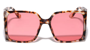 Oversized Side Lens Shield Square Wholesale Sunglasses