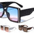 Side Metal Bar Arrow Temple Pattern Oversized Butterfly Wholesale Sunglasses