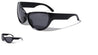 Black Frame Retro Oversized Cat Eye Wholesale Sunglasses