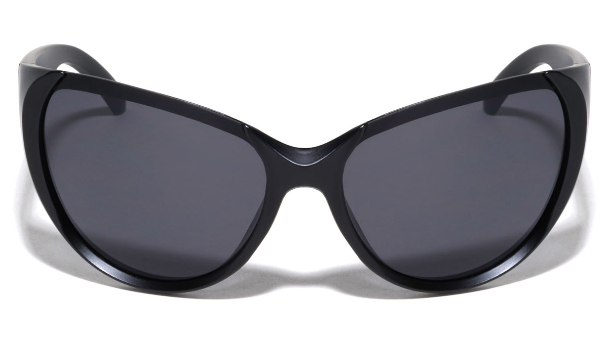 Black Frame Retro Oversized Cat Eye Wholesale Sunglasses