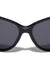 Black Frame Retro Oversized Cat Eye Wholesale Sunglasses