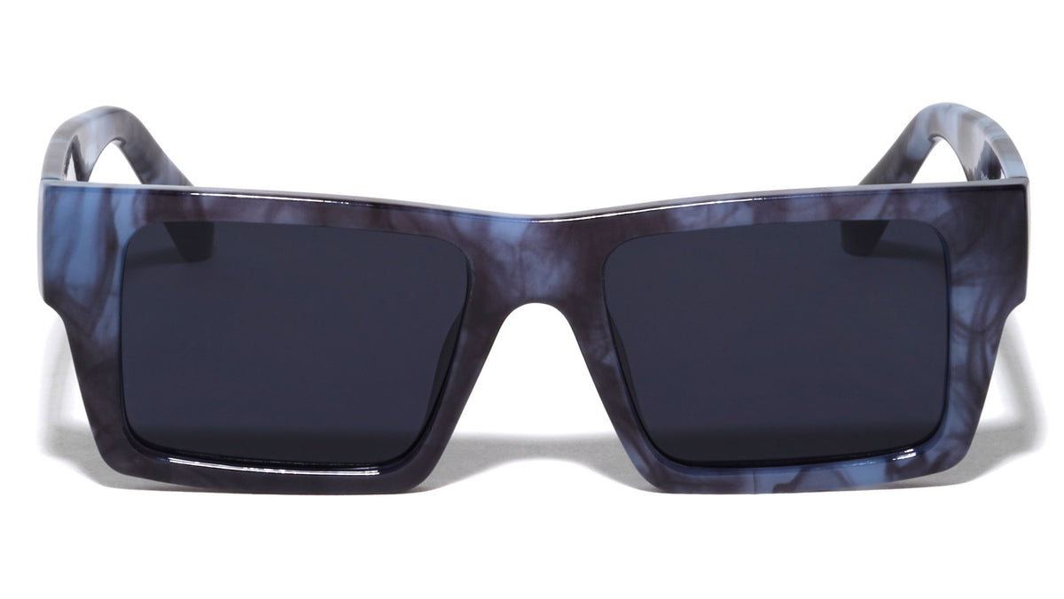 Thick Frame Tapered Temple Square Wholesale Sunglasses