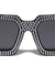 Faux Rhinestone Oversized Square Wholesale Sunglasses