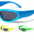 Neon Color Frame Oval Wrap Around Wholesale Sunglasses