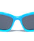 Neon Color Frame Oval Wrap Around Wholesale Sunglasses