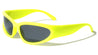 Neon Color Frame Oval Wrap Around Wholesale Sunglasses
