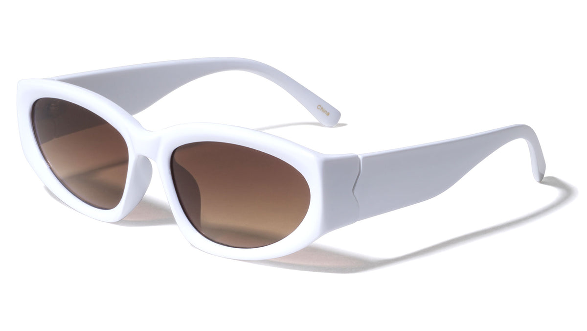 Retro Semi Oval Fashion Cat Eye Wholesale Sunglasses