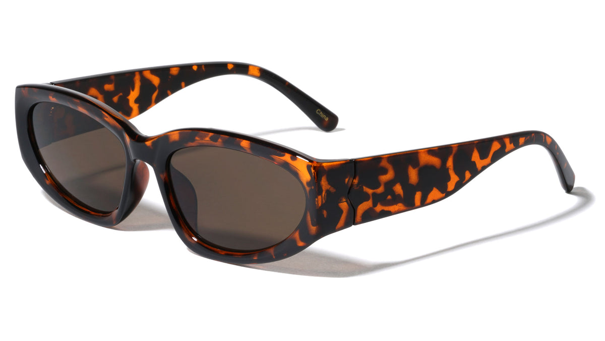 Retro Semi Oval Fashion Cat Eye Wholesale Sunglasses