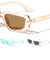 Crystal Color Frame Geometric Cat Eye Wholesale Sunglasses