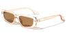 Crystal Color Frame Geometric Cat Eye Wholesale Sunglasses
