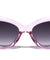 Crystal Color Tapered Temple Retro Cat Eye Wholesale Sunglasses