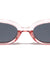 Crystal Color Frame Retro Oval Wholesale Sunglasses