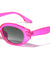 Crystal Color Frame Retro Oval Wholesale Sunglasses